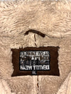 Identity Wear Brown Faux Shearling Bomber Jacket (2XL)