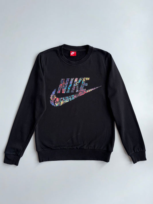Nike | Black Graphic Crewneck | (S)