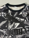 Puma Foil Crumpled-Print Crewneck Sweatshirt (M)