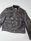Zadig & Voltaire Black Leather Moto Jacket  Zip pockets (XS)