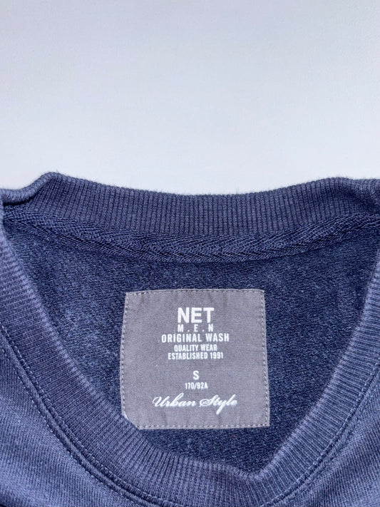 NET | Navy Tiger Garage Embroidered Sweatshirt | (S/M)