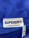 Superdry Track & Field Embroidered Zip Hoodie Blue (S)