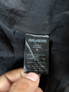Zadig & Voltaire Black Leather Moto Jacket  Zip pockets (XS)