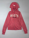 Roots Pink Vintage Wash Zip Hoodie Women's (XS)