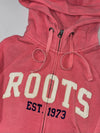 Roots Pink Vintage Wash Zip Hoodie Women's (XS)