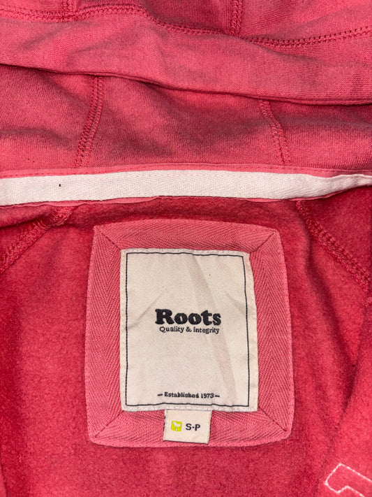 Roots Pink Vintage Wash Zip Hoodie Women's (XS)