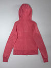 Roots Pink Vintage Wash Zip Hoodie Women's (XS)