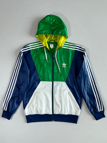 Adidas Colorblock Windbreaker Jacket (L)