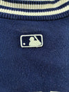 LA Dodgers MLB Striped Button-Up Cardigan Navy (XL)
