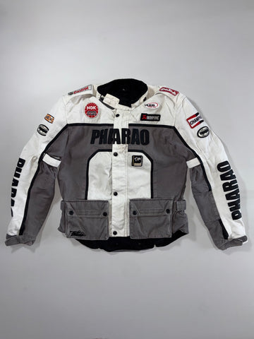Pharao Motorsport Multi-Patch Textile Riding Jacket (padded )(XL)