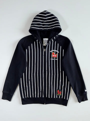 Rody x Giordano Striped Zip Hoodie (L)