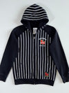 Rody x Giordano Striped Zip Hoodie (L)