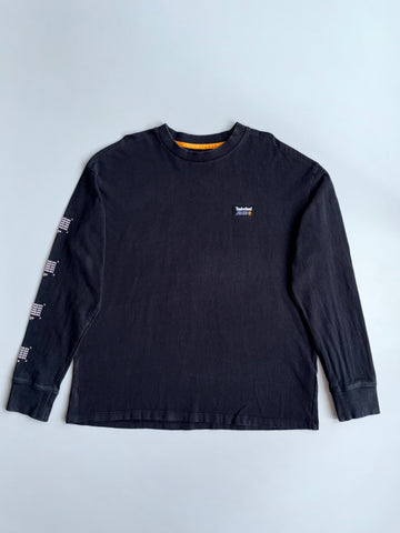 Timberland | Black Graphic Long Sleeve Tee | (XL)