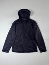 Tommy Hilfiger Black Hooded Windbreaker (XL)