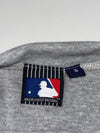 Yankees MLB Grey Mock Neck Long Sleeve Top – Embroidered wordmark (S)