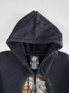 Rock Eagle Native American Graphic Zip Hoodie (M)