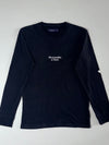 Abercrombie & Fitch Black Soft Tee Long Sleeve – Center chest logo, (S)