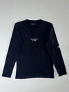 Abercrombie & Fitch Black Soft Tee Long Sleeve – Center chest logo, (S)