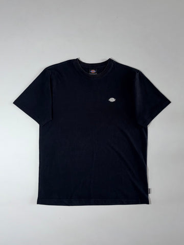 Dickies Black Logo T-Shirt – Classic embroidered chest logo, (L)