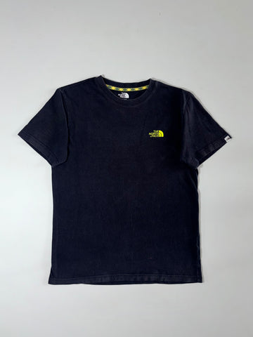 The North Face Faded Black Crackle Logo Tee – Yellow logo print, Regular Fit, (L)