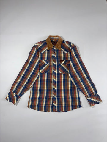 Marlboro Classics Plaid Flannel Shirt (M)
