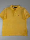 Polo by Ralph Lauren Yellow Pique Polo – Classic pony logo(XL)