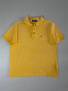 Polo by Ralph Lauren Yellow Pique Polo – Classic pony logo(XL)