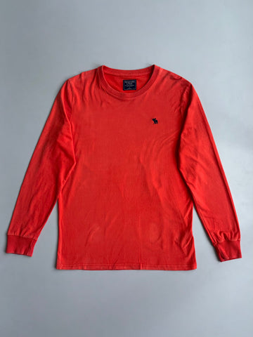 Abercrombie & Fitch | Orange Long Sleeve Tee | (L)