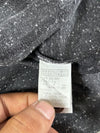 The North Face Donegal Tweed Polo – Black fleck with chambray trim, contrast collar (S)