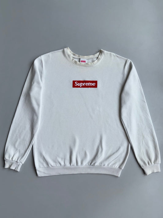Supreme | White Box Logo Crewneck | (M/L)
