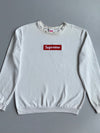 Supreme | White Box Logo Crewneck | (M/L)