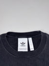 Adidas Trefoil Logo Tee – Black, classic chest logo, (L)