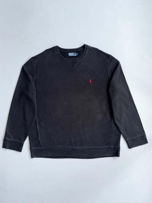 Polo Ralph Lauren | Black Crewneck Sweatshirt | (2XL)