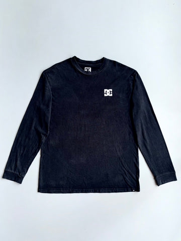DC | Black Graphic Long Sleeve Tee | (XL)