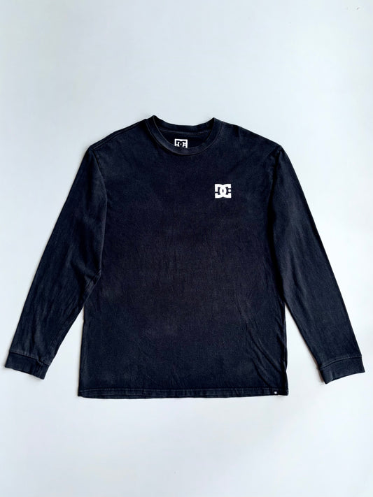 DC | Black Graphic Long Sleeve Tee | (XL)