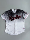 Live | Black White Brooklyn Baseball Jersey | (L)