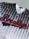 Live | Black White Brooklyn Baseball Jersey | (L)