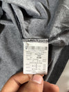 Le Coq Sportif Spellout Tee – Charcoal heather, front logo print (M)