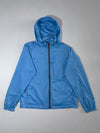 ThermoControl x Hang Ten Blue Hooded Windbreaker – Lightweight packable jacket, (S/M)