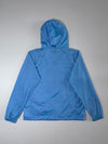 ThermoControl x Hang Ten Blue Hooded Windbreaker – Lightweight packable jacket, (S/M)