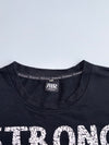 Air Fashion | Black Strong Future Graphic Long Sleeve | (2XL)