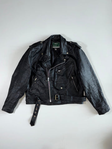 Akaso Genuine Cowhide Moto Jacket (L)