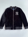 MLB | Black Velour Yankees Bomber Jacket | (XS)