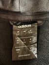Adidas Full-Zip Hoodie – Black, Embroidered Logo  (S)