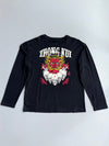 Zhong Kui | Black Graphic Long Sleeve Tee | (M/L)