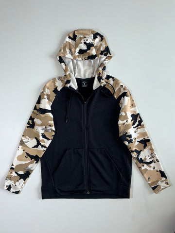 Nike Dri-Fit Camo Sleeve Zip Hoodie (M)