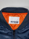Sam MA-1 Bomber Jacket Orange Quilted Lining (L)