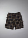 Roots Canada Plaid Cargo Shorts (W:34) (L:22)