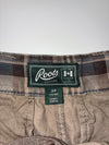 Roots Canada Plaid Cargo Shorts (W:34) (L:22)