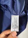 Fila Colorblock Windbreaker – Navy with Light Blue Hood, Sleeve Branding, (S)